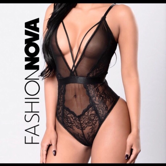 Fashion Nova Other - Black Lace Bodysuit